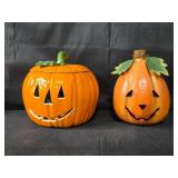 Halloween and Autumn Decor Collection with Pumpkins, Owls, and Sunflowers