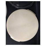 Collection of Kitchen Essentials: Tupperware, Woven Basket and Mat