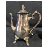 Oneida Silver Plated Tea Set and Decorative Hair Crown Comb