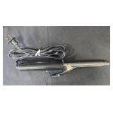 Collection of Vintage Hair Styling Tools including Hair Dryer and Curling Irons