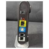 Panasonic Cordless Phone Set and Actiontec M1000 DSL Modem with Accessories & VTG Card Holder