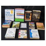 Collection of Books Including Health, Religion, and Fiction