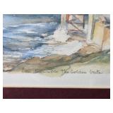 Signed Pair of Framed Art Prints - Golden Gate Bridge and Ducks