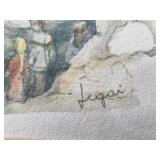 Signed Pair of Framed Art Prints - Golden Gate Bridge and Ducks