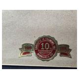 Signed Pair of Framed Art Prints - Golden Gate Bridge and Ducks