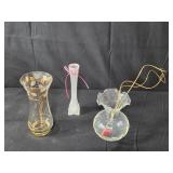 Collection of Glass Vases with Various Designs