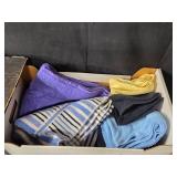 Collection of Assorted Cleaning Towels with Storage Box
