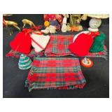 Holiday Decor Collection Including Nutcracker Figures and Festive Accessories