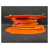 Portable Hand Lamp with Extension Cord and Reel Set