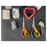 Assorted Office and Craft Supplies Collection Inc Book Ends & Cookie Cutters