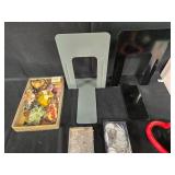 Assorted Office and Craft Supplies Collection Inc Book Ends & Cookie Cutters