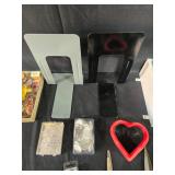 Assorted Office and Craft Supplies Collection Inc Book Ends & Cookie Cutters
