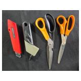 Assorted Office and Craft Supplies Collection Inc Book Ends & Cookie Cutters