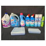 Collection of Household Cleaning and Air Freshening Products - quantities unverified