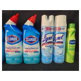 Collection of Household Cleaning and Air Freshening Products - quantities unverified