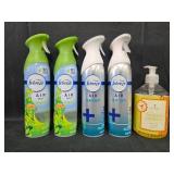 Collection of Household Cleaning and Air Freshening Products - quantities unverified