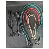Collection of 22 Mixed Bungee Cords with Hooks
