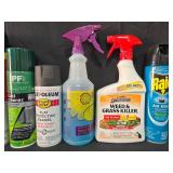 Assorted Household and Garden Chemical Products with Sinus Rinse Kits