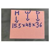 Modern Glass Top Coffee Table with Metal Base