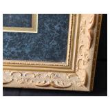 Framed P.M. Fitzpatrick Butterfly Artwork, 35x13