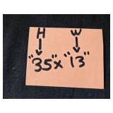 Framed P.M. Fitzpatrick Butterfly Artwork, 35x13