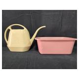 Collection of Assorted Plastic Kitchenware and Garden Accessories