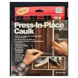 Assorted Home Improvement Supplies - Caulk, Weatherstrips, Hooks, and More
