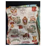 Collection of Fabric and Textile Items Including Prayer Shawl, Neck Roll, Throws & More!