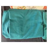 Collection of Fabric and Textile Items Including Prayer Shawl, Neck Roll, Throws & More!