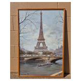 Framed Print of Eiffel Tower by Georges B