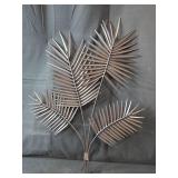 Decorative Wall Art Set with Butterfly, Palm Leaves, and Eiffel Tower