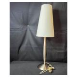 Set of 2 Table Lamps with Metal and Glass Design