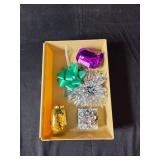 Large Holiday Decoration Collection with Ornaments and Gift Wraps