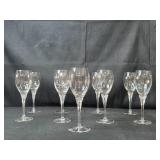 Collection of Crystal Wine and Champagne Glasses