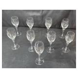 Collection of Crystal Wine and Champagne Glasses