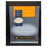 Assorted Office and Household Items Including Paper Trays, Phone, and Lamp