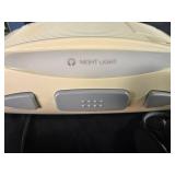 Assorted Office and Household Items Including Paper Trays, Phone, and Lamp