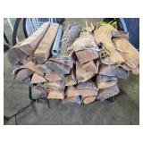 Collection of Firewood & Holder for Heating and Outdoor Use