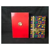 Assorted Holiday Decorations Including Pinecones and LED Lights