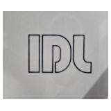 IDL Quartz Wall Clock with Black Frame