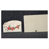 Vintage Flower-Design Mail Organizers & Metal Folder Organizer