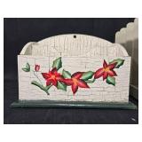 Vintage Flower-Design Mail Organizers & Metal Folder Organizer
