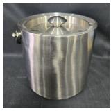 Stainless Steel Ice Bucket with Assorted Plastic Storage Containers