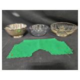 Set of Grace Fine China Dinner and Soup Plates - stands not inc