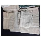 Collection of Assorted Bath Towels in Various Colors