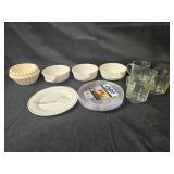Kitchenware Collection: Mugs, Ceramic Bowls, Paper Cups, Plates, and Plastic Spoons