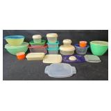 Collection of Mixed Plastic Storage Containers