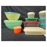 Collection of Mixed Plastic Storage Containers