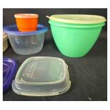 Collection of Mixed Plastic Storage Containers