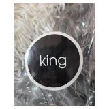 King Size Suede Blanket with Patchwork Design